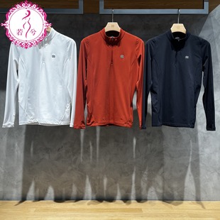 KOLON SPORT可隆2025秋季女士休闲运动立领半拉链卫衣LKZT5WN082