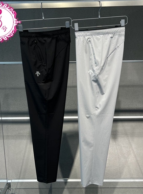 DESCENTE迪桑特2025早秋男士跑步运动健身梭织运动长裤D5331RPT41
