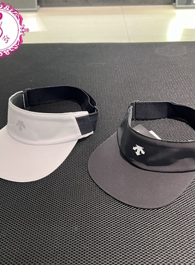 DESCENTE迪桑特帽子2025夏男女RUNNING系列空顶太阳帽D5233RTP02