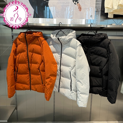 DESCENTE迪桑特冬季男士鹅绒运动健身袖可拆卸羽绒服D4431TDJ57