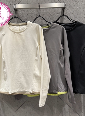 DESCENTE迪桑特24春季女士运动休闲圆领长袖针织衫D4132TTL31