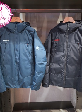 MAMMUT猛犸象2025冬季男士防风防泼水软壳保暖羽绒服1011-01992