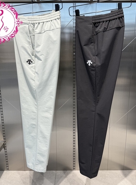 DESCENTE迪桑特运动休闲24冬男士秋冬F360版型梭织长裤D4431RPT45