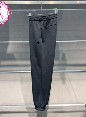 DESCENTE迪桑特25秋冬男士ESSENTIAL休闲通勤运动长裤D5431EKP50
