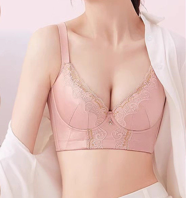 厚薄杯可选奢华缎面聚拢收副乳