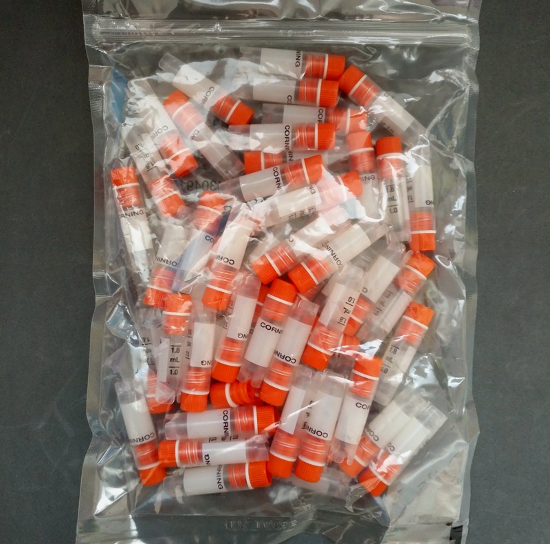 康宁corning 2ml可立内旋冻存管 430488 50支/包 430659可立外旋