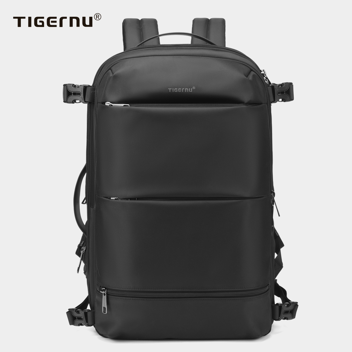 可扩容17.3英寸出差电脑双肩包