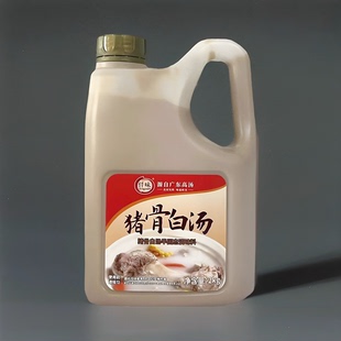 仟味猪骨白汤2kg/瓶大骨浓汤宝猪骨高汤火锅底料关东煮汤鲜香汤料