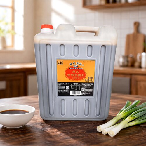 珠江桥金标生抽王酱油15KG/桶
