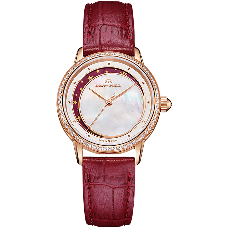 海鸥手表星月气质女士机械表