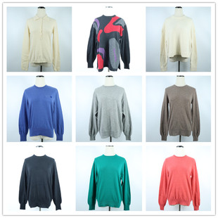 C93外贸日单 山羊绒 女装毛衣 简约圆领长袖羊绒衫cashmere开司米