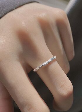 糖纸戒指女简约设计感小众轻奢素