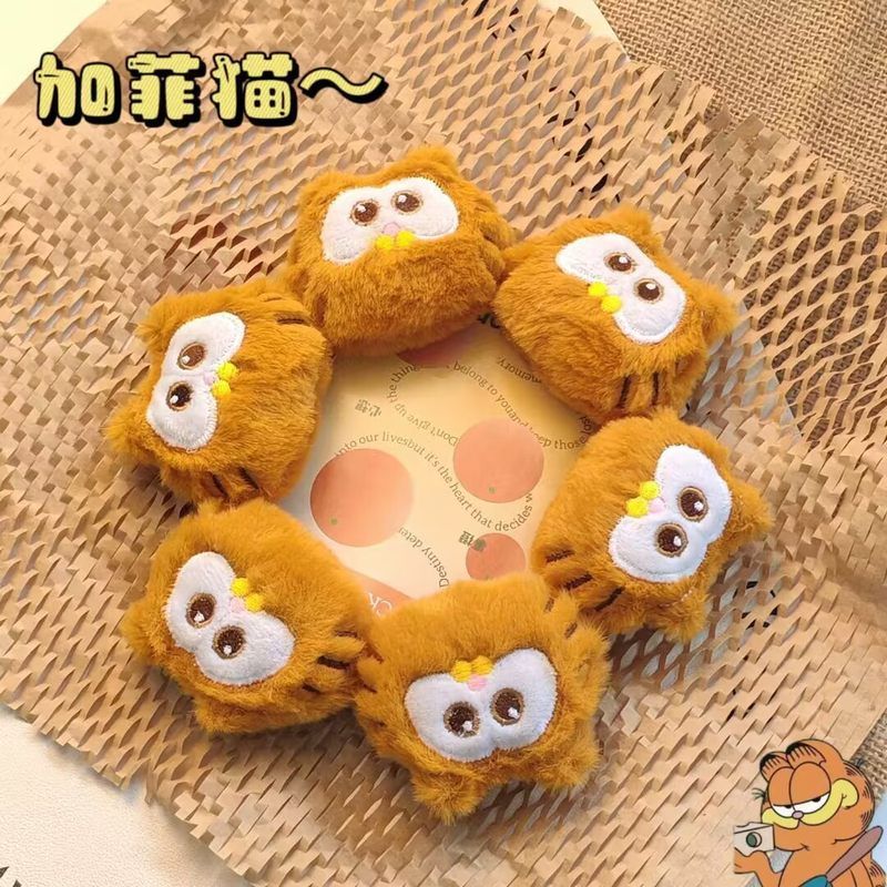 加菲猫卡通毛绒玩偶胸针软萌精致