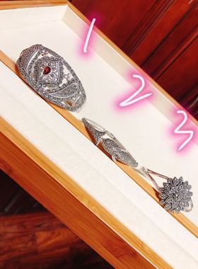 尼泊尔泰银马赛克满钻礼物手镯