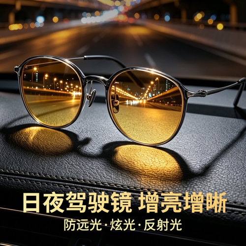 日夜两用夜视镜开车专用防远光灯