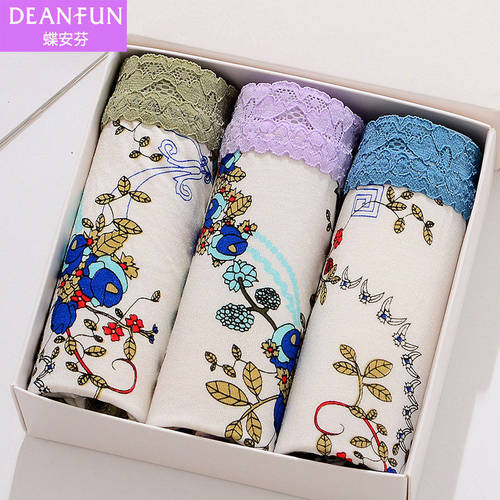 Deanfun/蝶安芬内裤女莫代尔青年