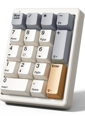 魔蛋（magicforce）MF17数字机械小键盘 笔记本外接有线 财务会计