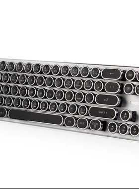 驰尚 魔蛋复古打字机键盘68键 键帽复古朋克风 机械键盘 佳达隆轴