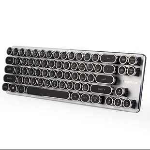 驰尚 魔蛋复古打字机键盘68键 键帽复古朋克风 机械键盘 佳达隆轴