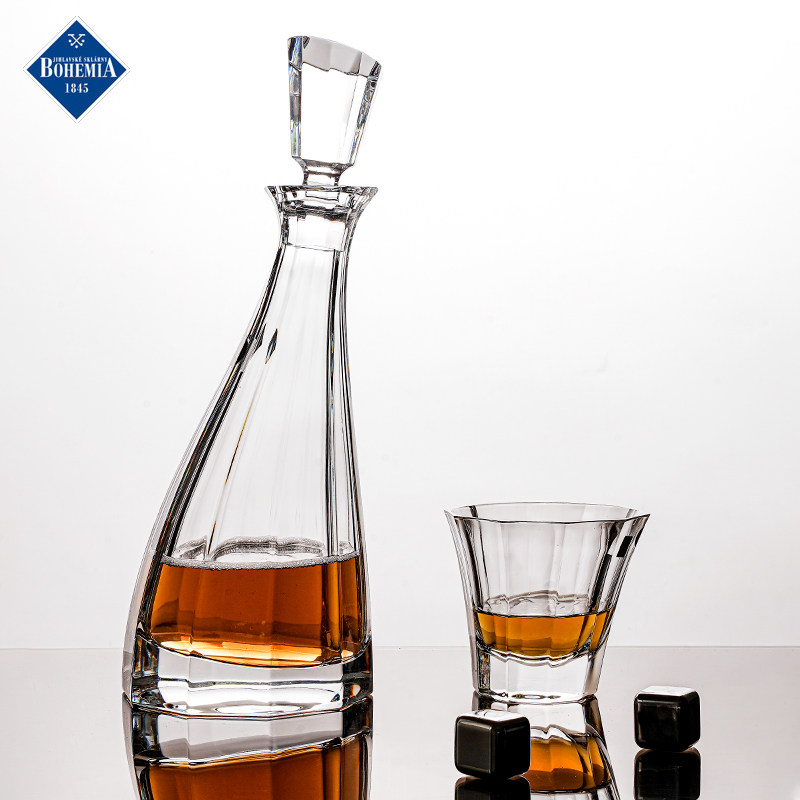 bohemia捷克原装进口 波士顿 北欧风威士忌杯酒樽 轻奢高档送礼