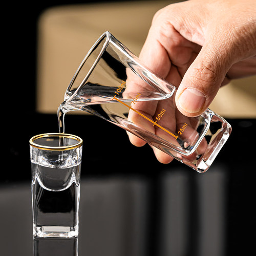 加厚加重四方杯底沉稳大气