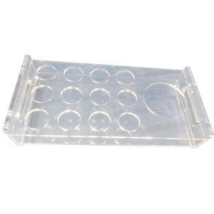 亚克力白酒杯架子烈酒杯架shot子弹杯架一口杯洋酒杯云吞杯杯架