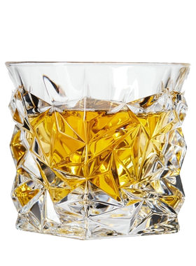 两只威士忌whisky大口径洋酒杯