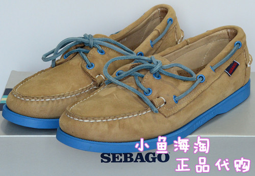 sebago仕品高男士休闲休闲皮鞋