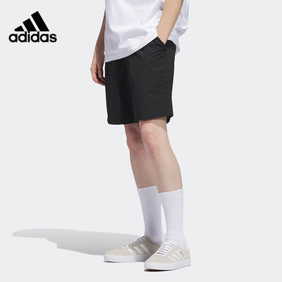 阿迪达斯三叶草男女五分裤