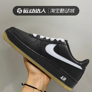 Nike耐克Air Force 1 黑色空军一号男女童鞋运动休闲板鞋HQ1911