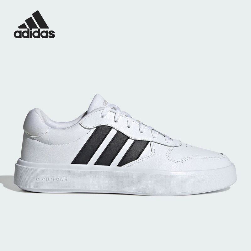adidas阿迪达斯男鞋LITECOURT网球运动板鞋休闲耐磨小白鞋IH0856
