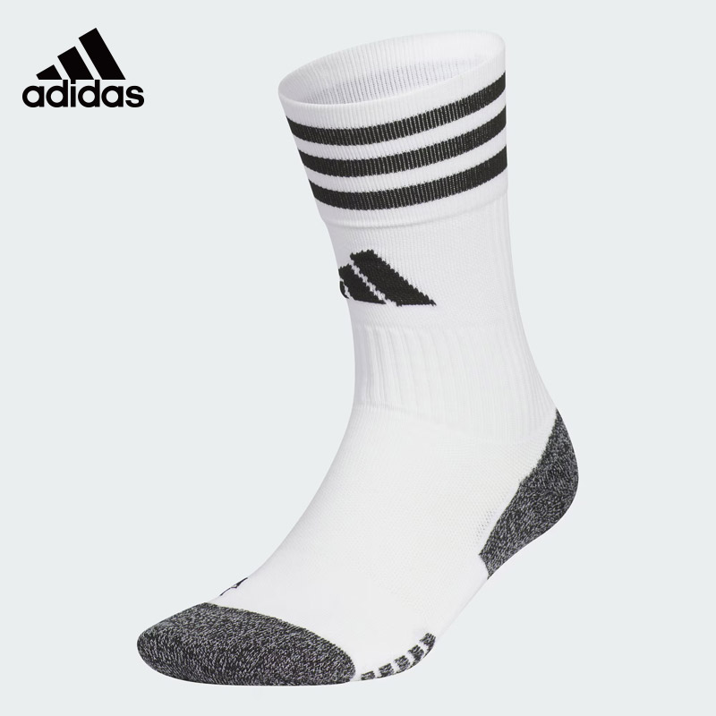 Adidas阿迪达斯新款男女训练比赛耐磨防滑中筒足球袜运动袜JP2632