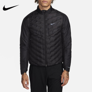 NIKE耐克羽绒服男2023冬新款薄款保暖立领户外运动外套夹克FB7557