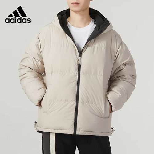 运动休闲羽绒服阿迪达斯