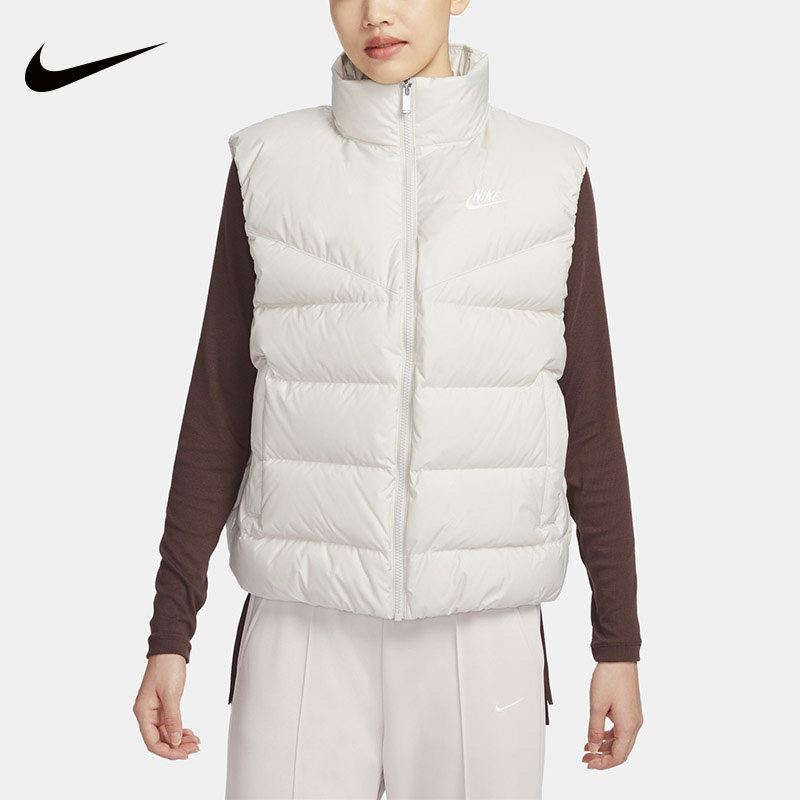 立领夹克背心羽绒马甲NIKE耐克