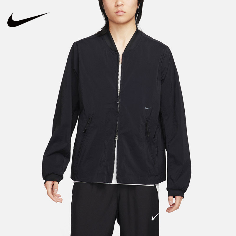Nike耐克男子飞行员夹克2024春季新款机能风防泼水运动外套FN3007