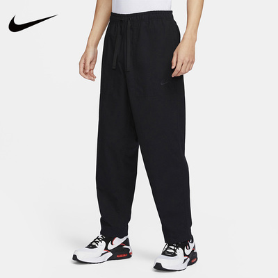 Nike耐克男复古工装裤2024夏季新款运动宽松透气梭织直筒裤FN3097