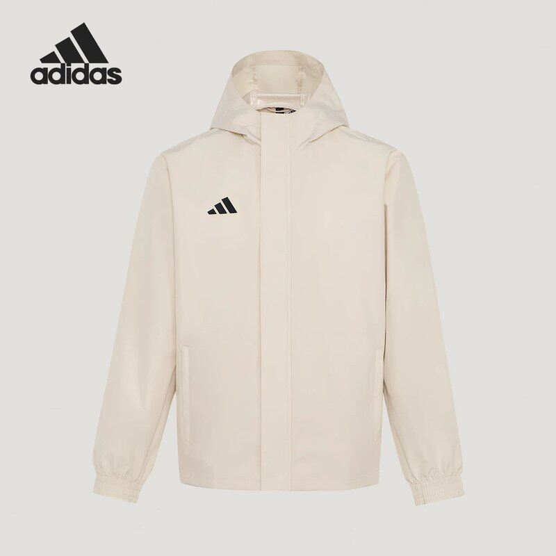 Adidas阿迪达斯2026新款外套男子运动服休闲连帽夹克上衣KW0688