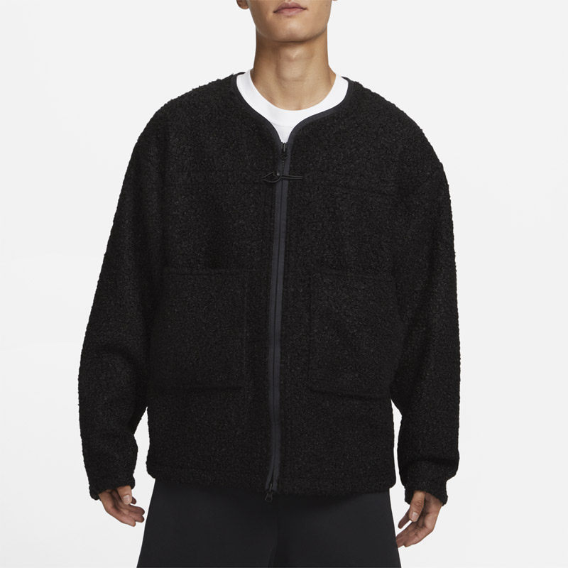 Nike耐克外套男TECH PACK圈圈绒机能风运动休闲宽松夹克FB7411