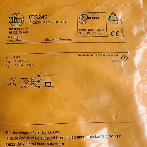 议价IFM传感器IFS240IFS241IFS242