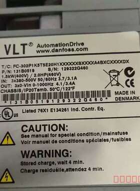 议价变频器，danfoss，FC-302P1K5T5E20维修