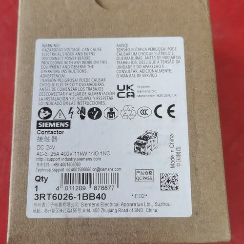 议价接触器3RT6026-1BB403RT60261BB403RT60261BB40