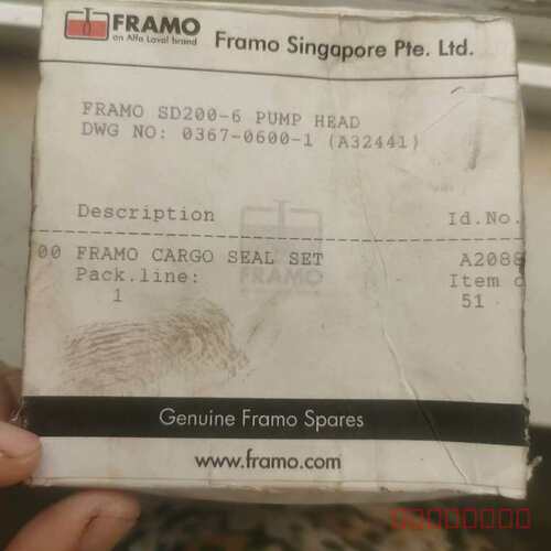 议价framo sd200-6 pump head 0367-0维修