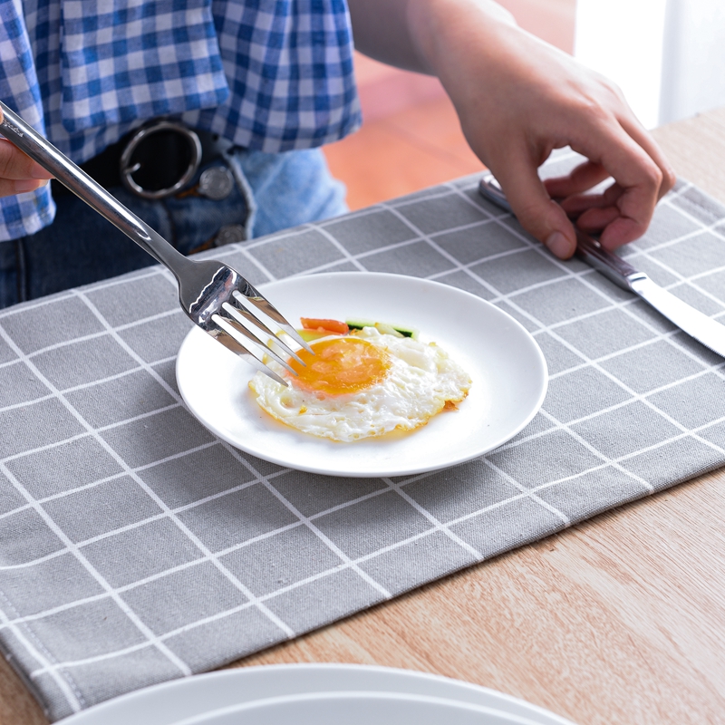 月光盘西餐盘牛排盘创意盘子陶瓷盘点心小吃盘沙拉冷菜盘碟子家用