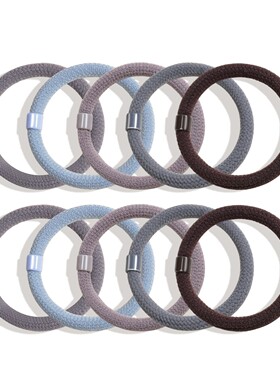 头绳女扎头橡皮筋发绳皮筋简约发圈皮套黑色高弹力扎头发马尾发饰