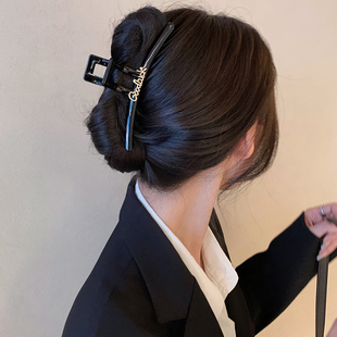 Goodluck时髦高级感抓夹女鲨鱼夹后脑勺发量多发抓大夹子头饰发夹