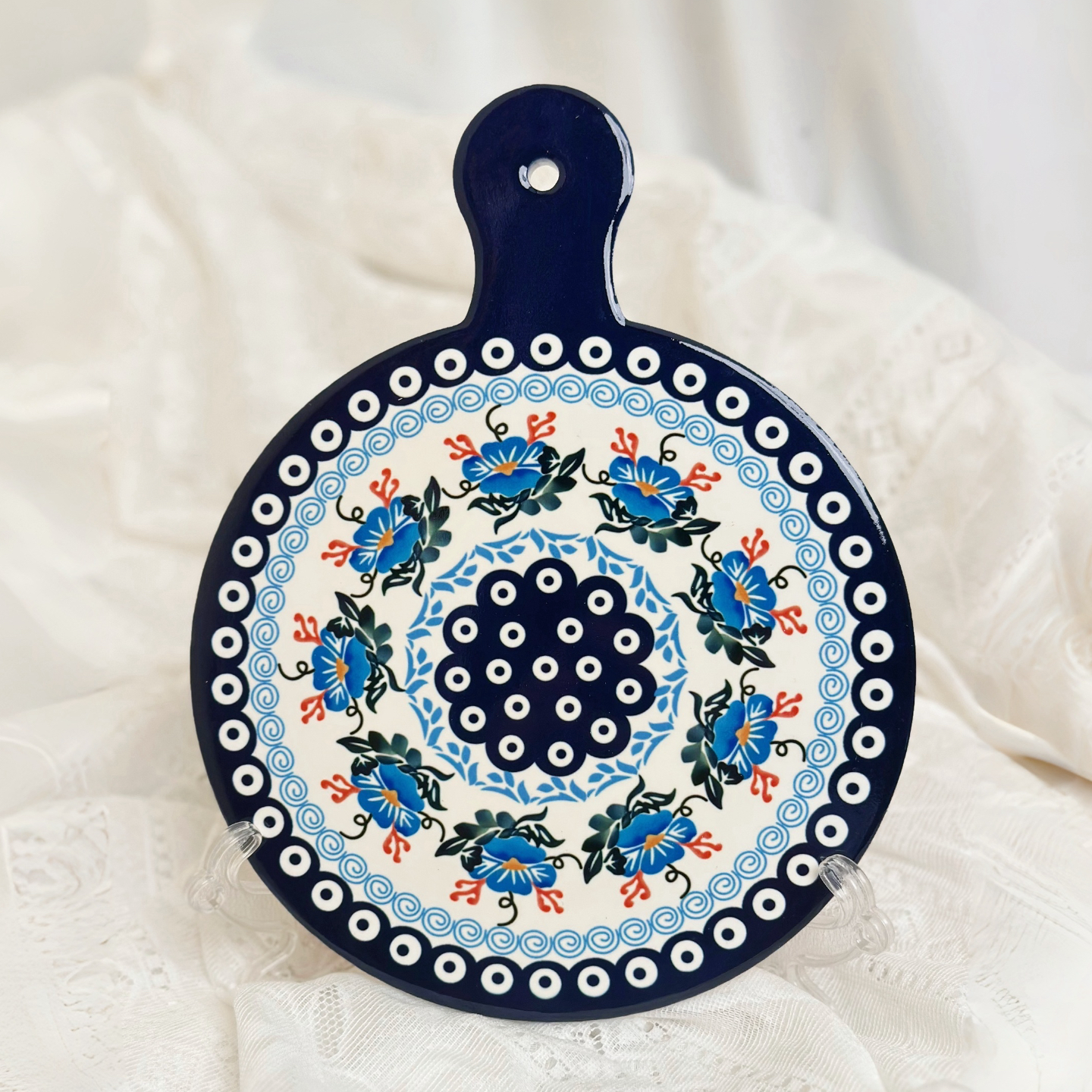 小碎花隔热垫锅垫陶瓷镶嵌杯垫碗垫带把有孔冷餐盘小清新花朵碗垫,餐饮具,杯垫,淘宝优惠券,粉丝福利购,淘宝优惠卷