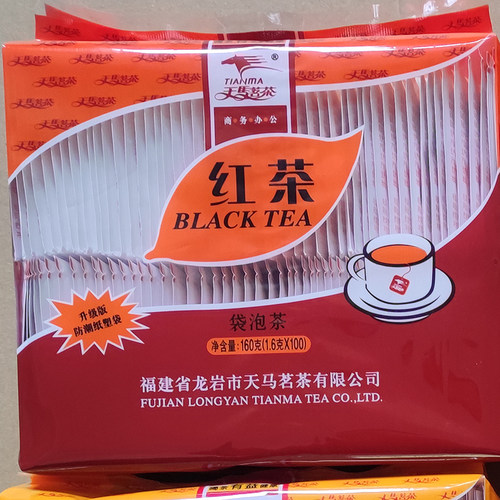 简装宾馆50包一箱小泡红茶