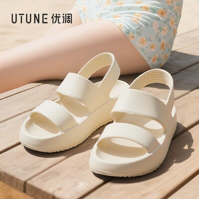 优调凉鞋女款可下水2026新款夏季厚底防水海边外穿软底运动沙滩鞋