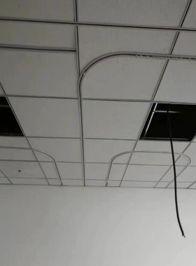 医院用铝合金嵌入式轨道 病房隐藏式U型输液轨道L型暗装隔帘导轨